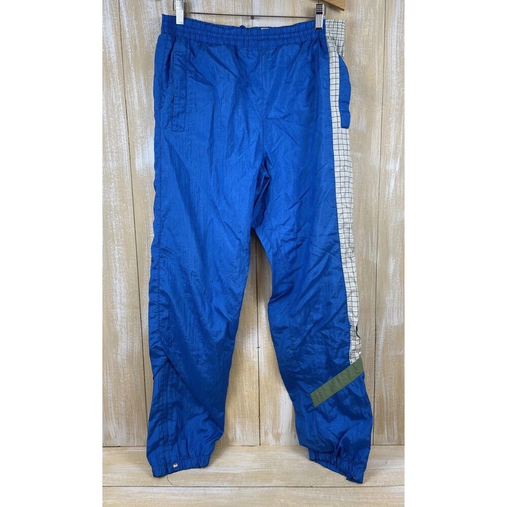 Vintage Wimbledon Track Pants Men’s M Blue Retro Tennis Track Pants READ